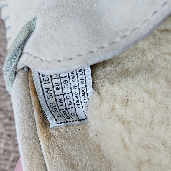 UGG Dakota Moccasin Slipper Women 8 Driving Loafer Suede Sheepskin Lined Shoes - Picture 6 of 7